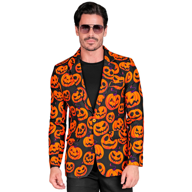 Halloweenowa kurtka z dynią