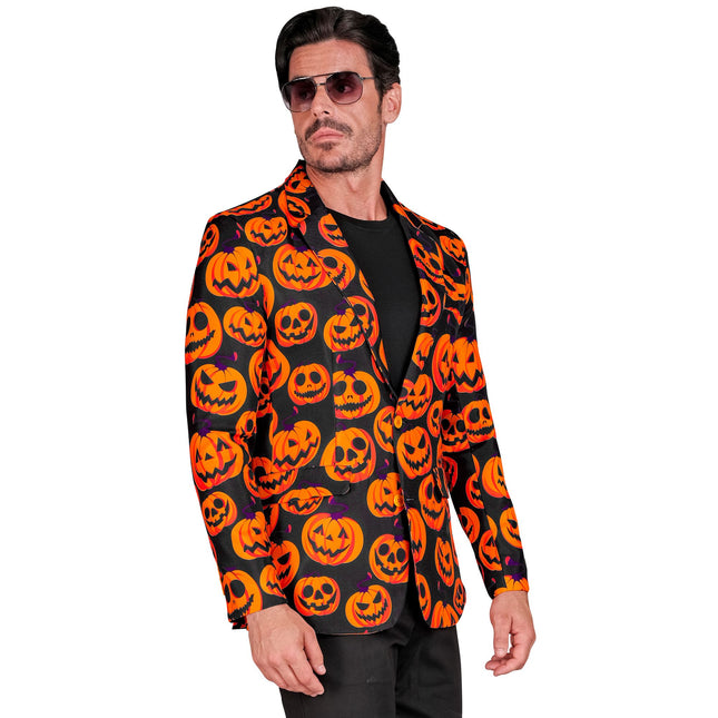 Halloweenowa kurtka z dynią