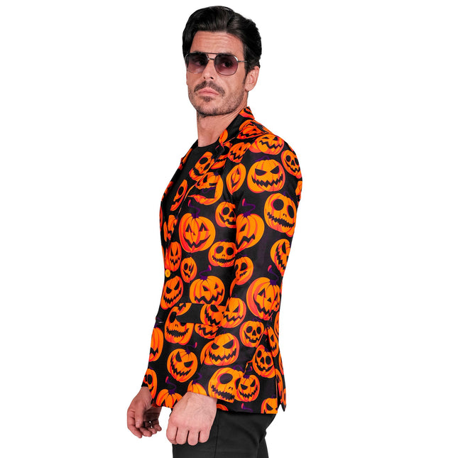 Halloweenowa kurtka z dynią