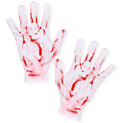 Krwawe rękawiczki na Halloween