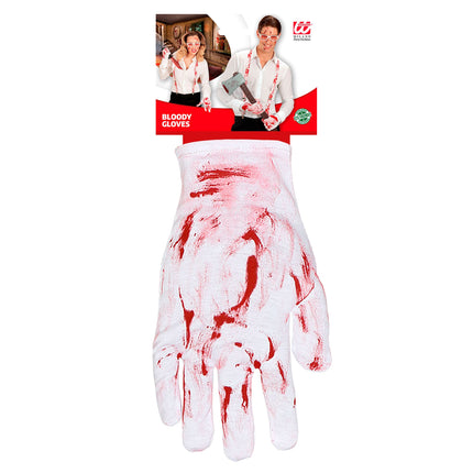 Krwawe rękawiczki na Halloween