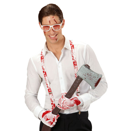Krwawe rękawiczki na Halloween