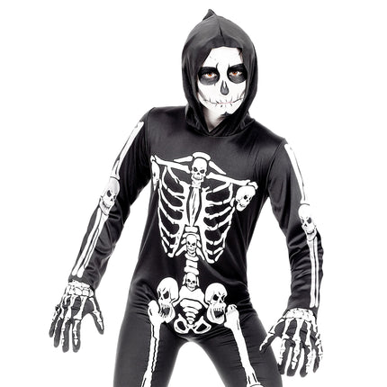 Rękawiczki na Halloween Dziecko Szkielet