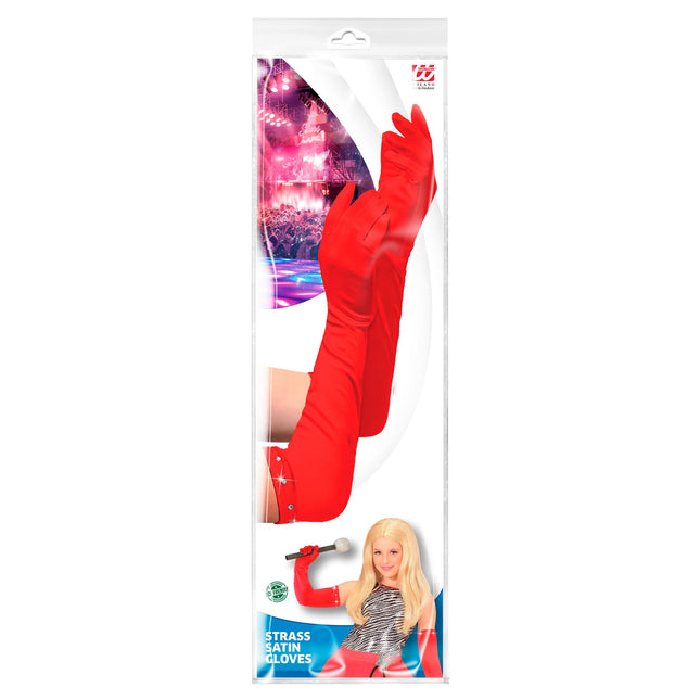Dziecko w czerwonych rękawiczkach