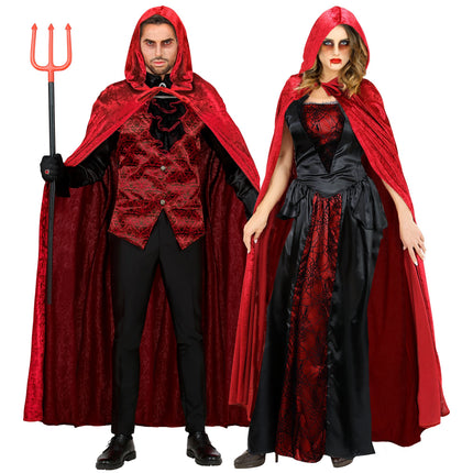 Pelerynka na Halloween Red Velvet 1,5 m