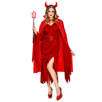 Pelerynka na Halloween czerwone dziecko 1,3 m