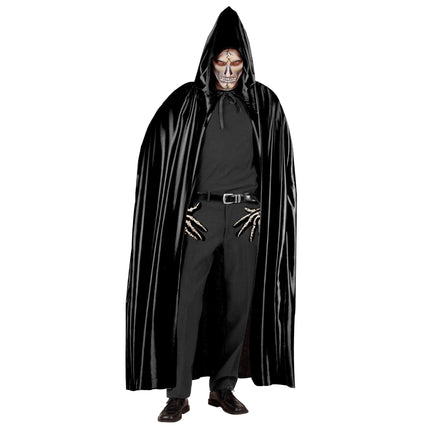 Peleryna na Halloween czarna 1,42 m