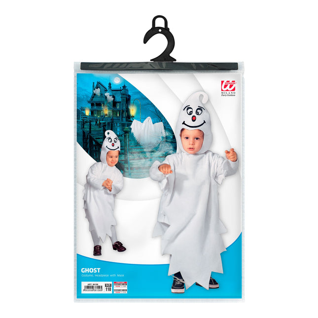 Kostium na Halloween Niebiesko-biały duch dziecka