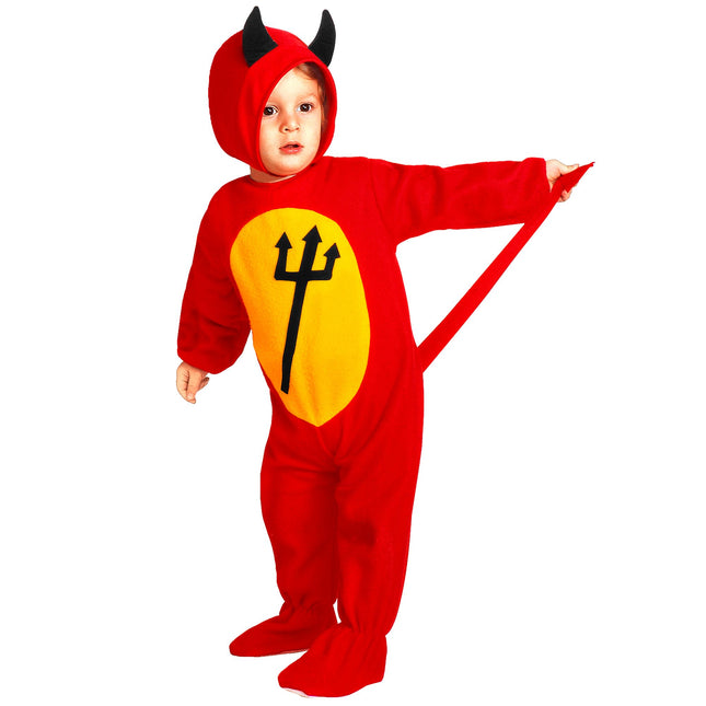 Kostium na Halloween Czerwony Diabełek 2-częściowy