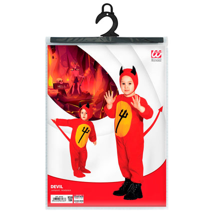 Kostium na Halloween Czerwony Diabełek 2-częściowy