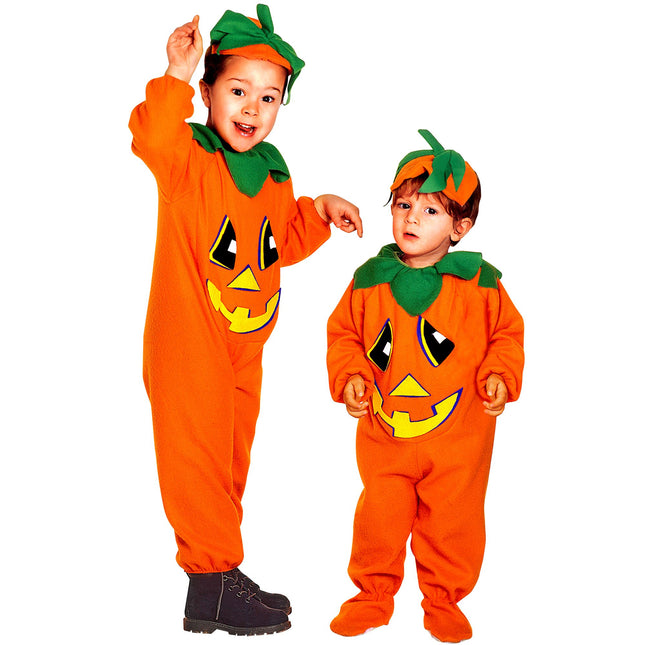 Kostium na Halloween Pomarańczowa dziecięca dynia 2-częściowy