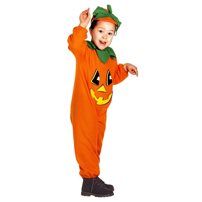 Kostium na Halloween Pomarańczowa dziecięca dynia 2-częściowy