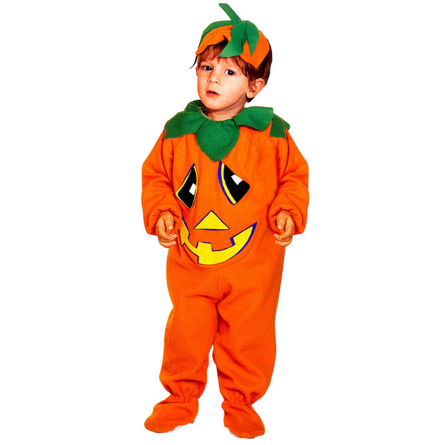Kostium na Halloween Pomarańczowa dziecięca dynia 2-częściowy