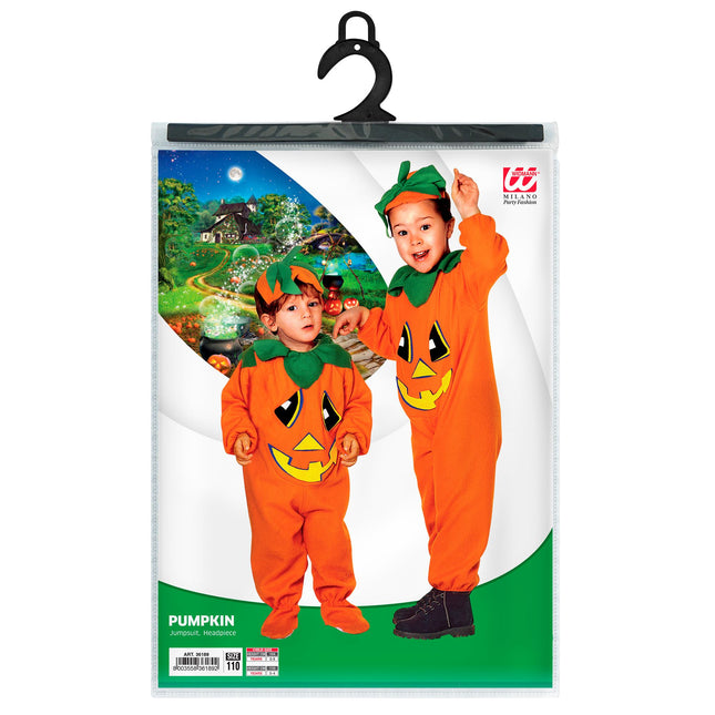 Kostium na Halloween Pomarańczowa dziecięca dynia 2-częściowy