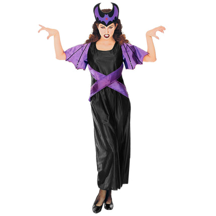 Sukienka na Halloween Black Purple Ladies Devil
