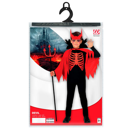 Kostium na Halloween Czarny Czerwony Chłopiec Diabeł