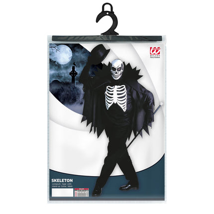 Kostium na Halloween Biały Czarny Szkielet
