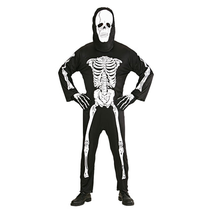 Kostium na Halloween Czarny Biały Szkielet