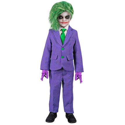 Kostium na Halloween dla chłopca Joker 2-częściowy