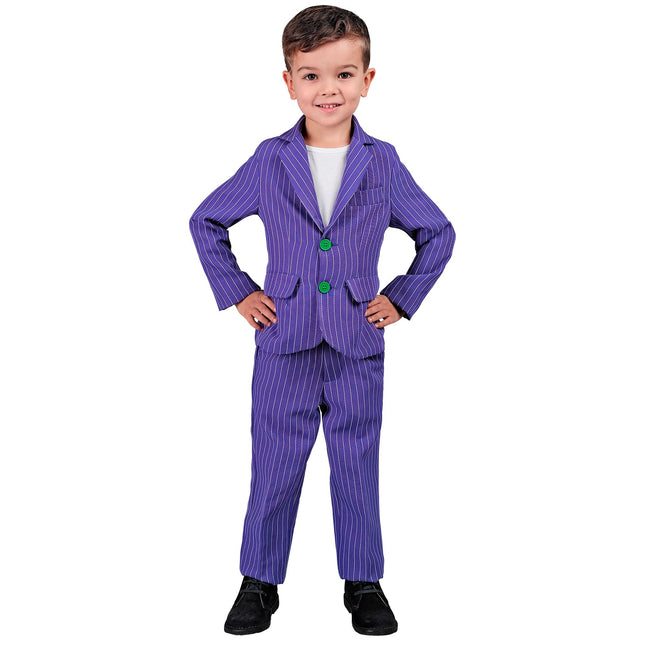 Kostium na Halloween dla chłopca Joker 2-częściowy