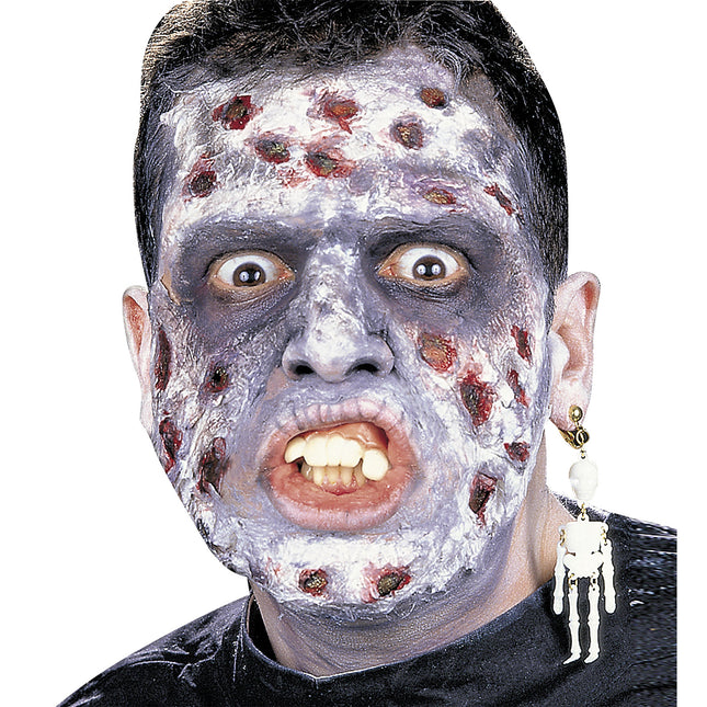 Halloweenowy zestaw do makijażu Zombie 4 szt