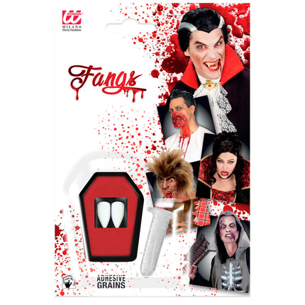 Sztuczne zęby wampira 2 szt