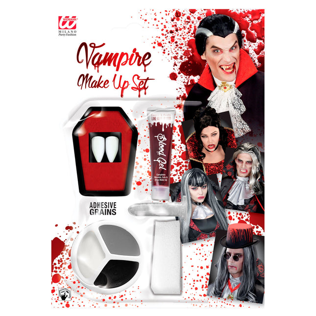 Zestaw do makijażu na Halloween Dracula 5 sztuk