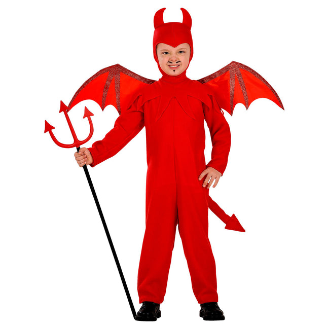 Kostium na Halloween Czerwony Diabeł dziecięcy 3-częściowy