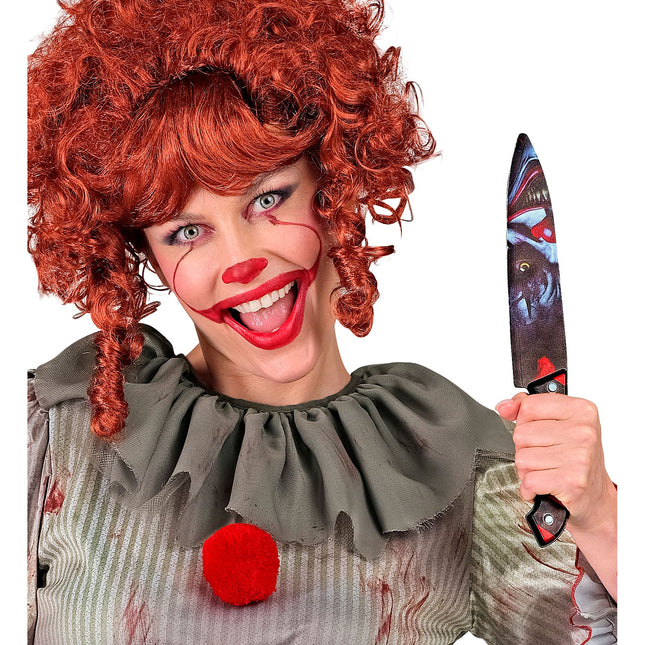 Fałszywy nóż na Halloween 31 cm