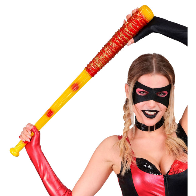 Halloweenowy sztuczny nietoperz Baseball 75 cm