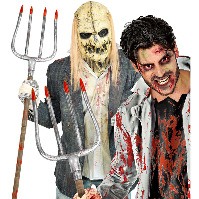 Halloweenowy trójząb 6 szt
