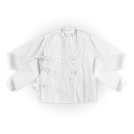 Biały kaftan bezpieczeństwa