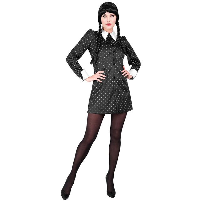 Sukienka na Halloween Black White Ladies Gothic