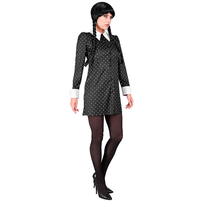 Sukienka na Halloween Black White Ladies Gothic