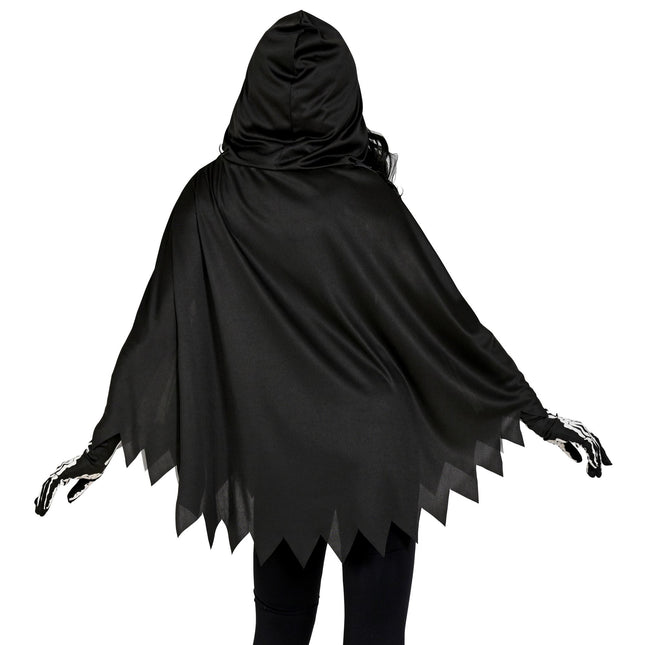 Ponczo Szkielet na Halloween
