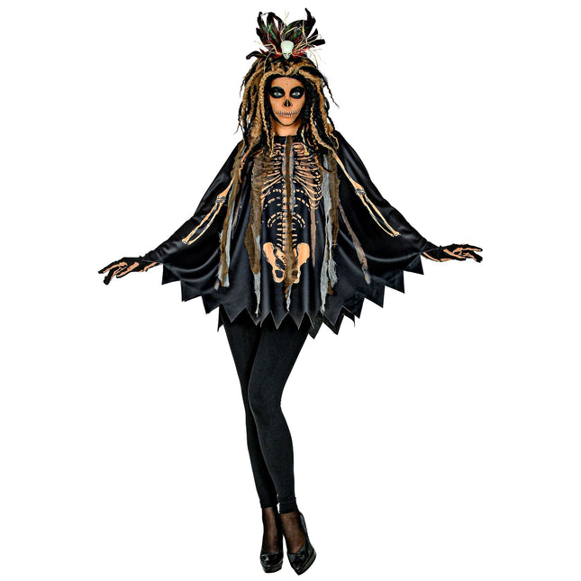 Ponczo Voodoo na Halloween