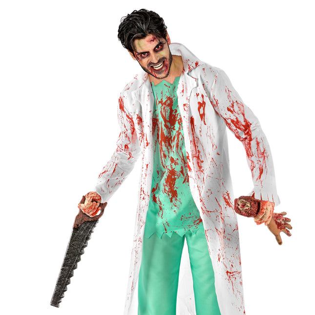 Halloweenowa sztuczna piła Bloody 53cm