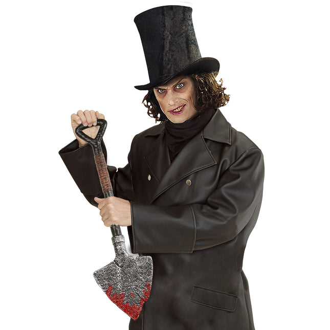 Halloweenowa sztuczna łopata 55 cm