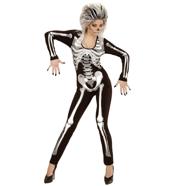 Halloweenowy kombinezon damski szkielet