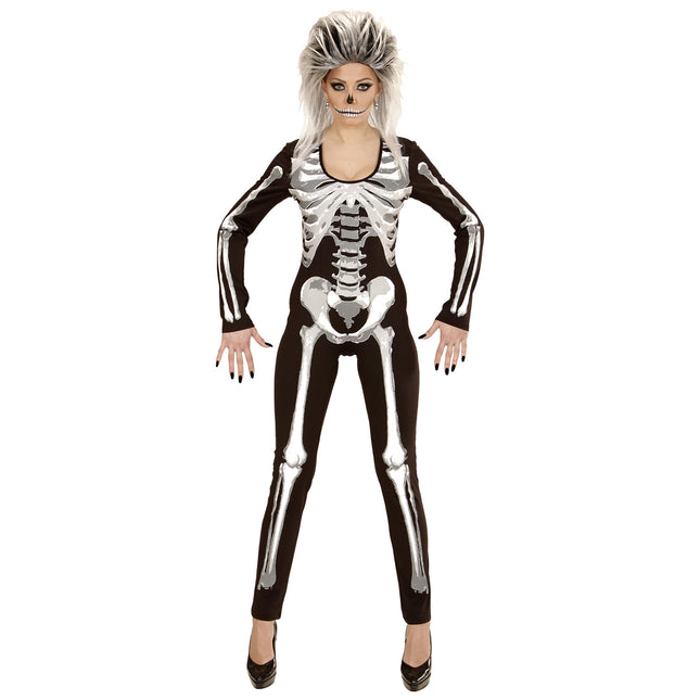 Halloweenowy kombinezon damski szkielet