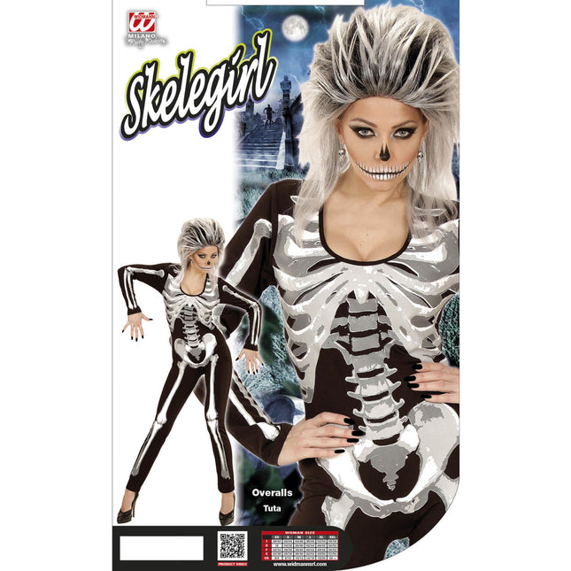 Halloweenowy kombinezon damski szkielet