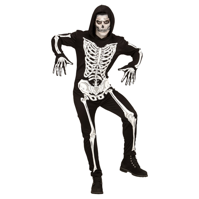 Kostium na Halloween Męski szkielet świecący w ciemności