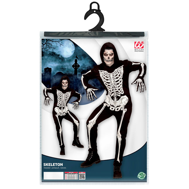 Kostium na Halloween Męski szkielet świecący w ciemności