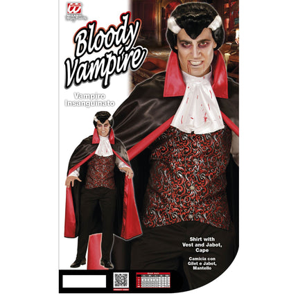 Kostium na Halloween Czerwony męski wampir