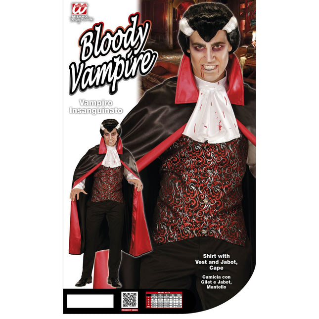 Kostium na Halloween Czerwony męski wampir