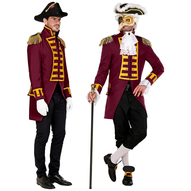 Kurtka męska Pirate Jacket Bordeaux Red