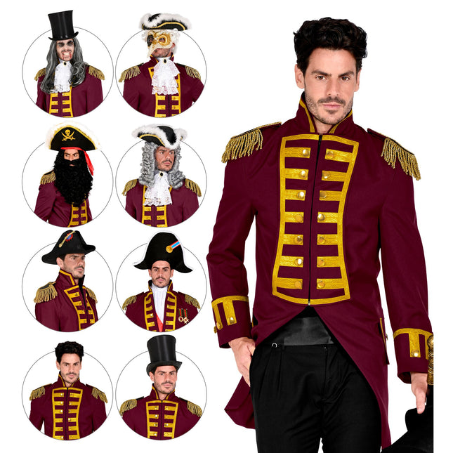 Kurtka męska Pirate Jacket Bordeaux Red