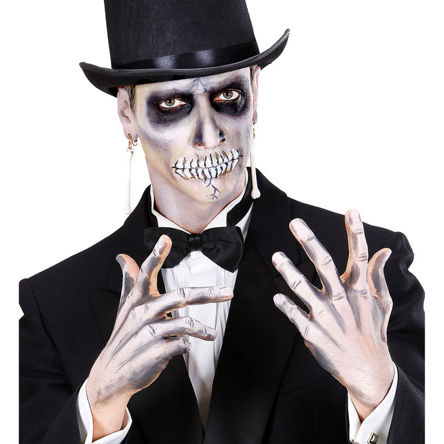 Zestaw kolorowych kosmetyków do makijażu na Halloween 5 szt