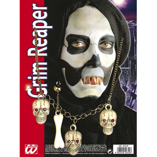 Zestaw akcesoriów na Halloween Szkielet 2 szt