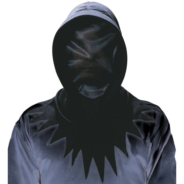 Maska na Halloween Czarna Niewidoczna